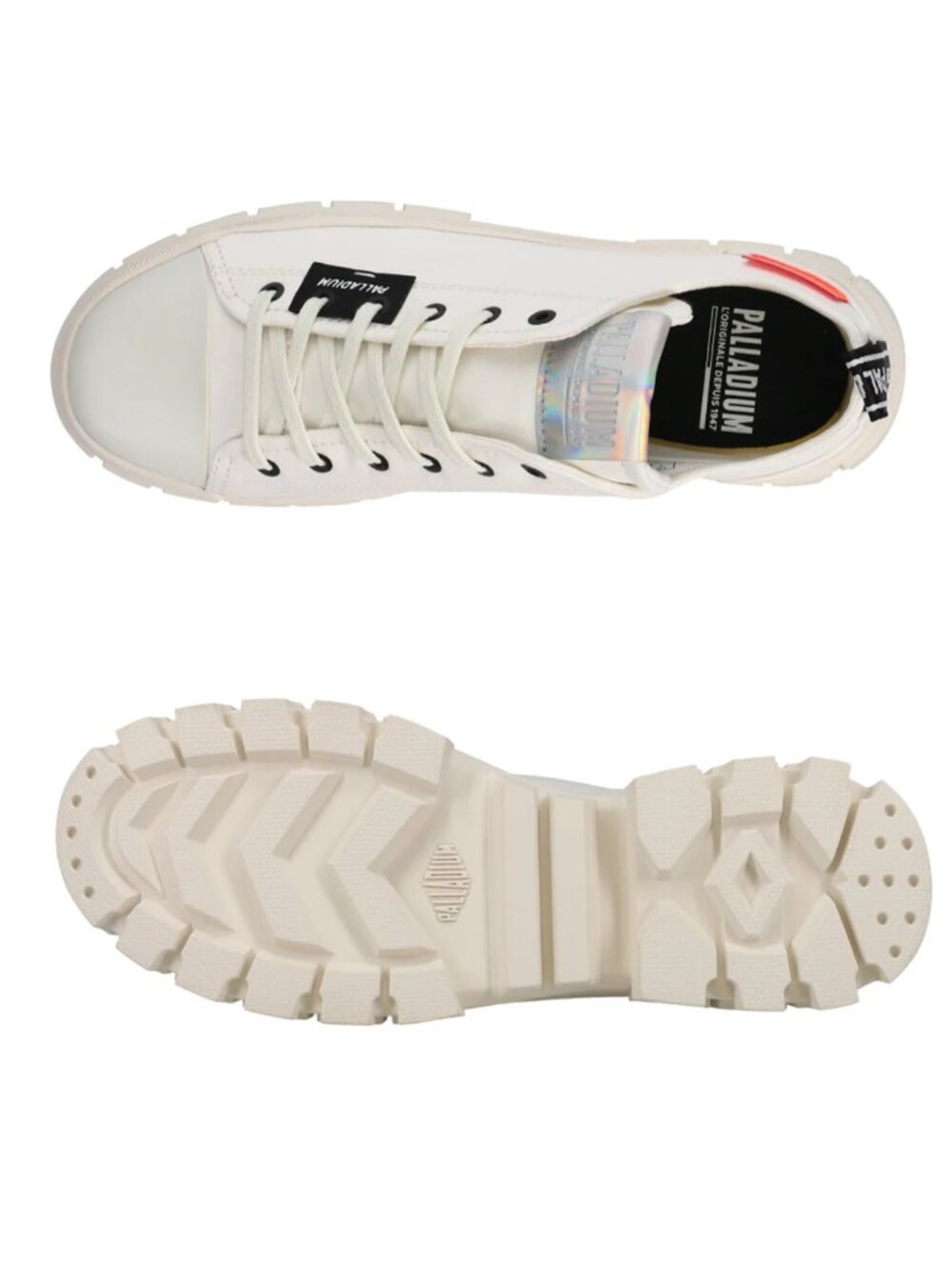NIB Women's Palladium Revolt Lo TX Platform Laceup Sneakers Size 10 - Picture 12 of 12
